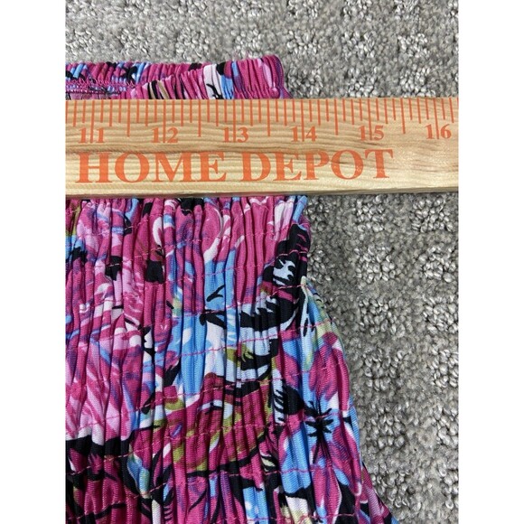 Jennifer Lawrence Plus Womens 3X Pink Smocked Beaded Halter Dress Beach Coverup - Picture 3 of 6